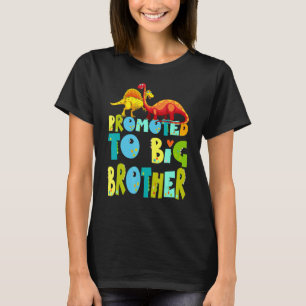 Promoted To Big Brother Dino Gender Reveal Party T-Shirt