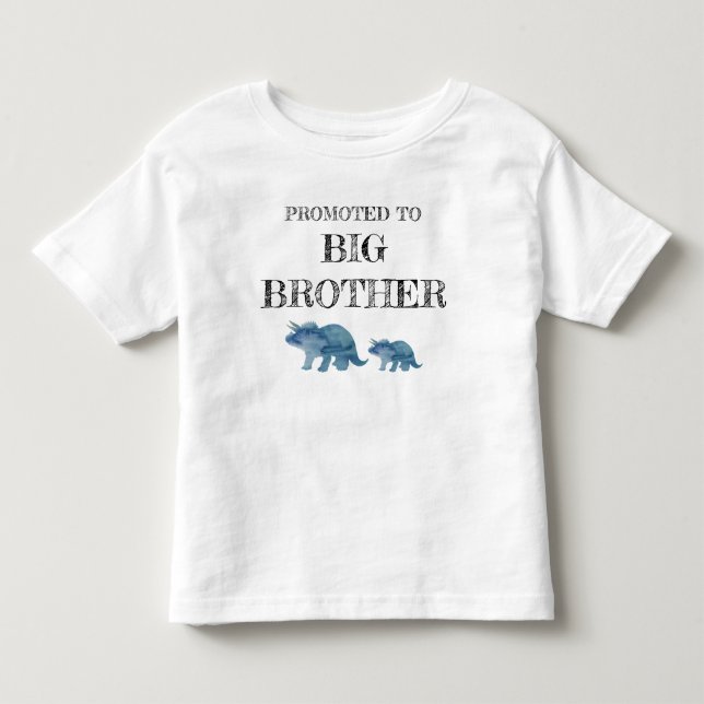 Promoted to Big Brother Dinosaur T-shirt (Front)