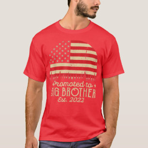 Promoted to Big Brother Est 2022 Men First Time Br T-Shirt