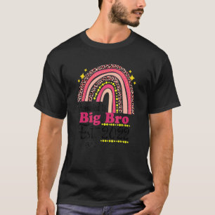 Promoted To Big Brother Est 2022 Rainbow Mother's T-Shirt