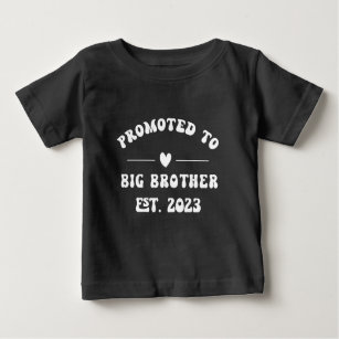 Promoted To Big Brother Est. 2023 Baby T-Shirt