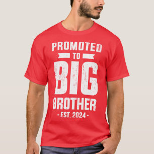Promoted to big brother est 2024 for new baby show T-Shirt