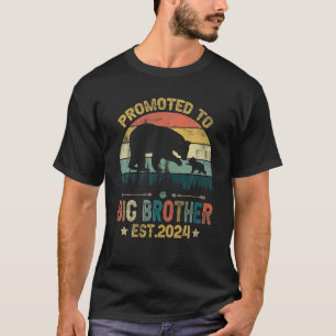 Promoted To Big Brother Est 2024 Pregnancy T-Shirt