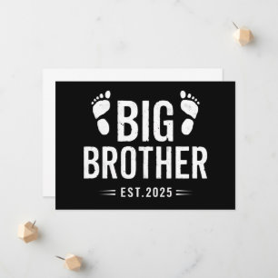 Promoted to Big Brother Est. 2025 Baby Announce Announcement