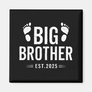 Promoted to Big Brother Est. 2025 Baby Announce Magnet