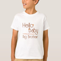 Promoted to Big Brother Hello Baby Retro Kids