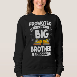 Promoted To Big Brother Sibling For Teenager Boys  Sweatshirt