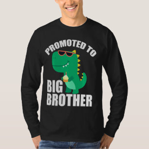 Promoted To Big Brother T Rex For Boys Big Brother T-Shirt