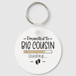 Promoted To Big Cousin - 1st Pregnancy Announcemen Key Ring
