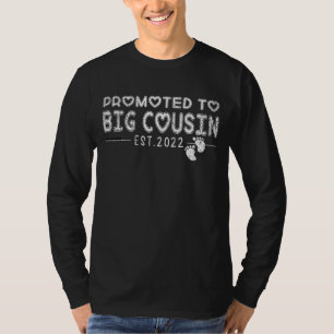 Promoted To Big Cousin 2022 Tee Pregnancy Best Cou