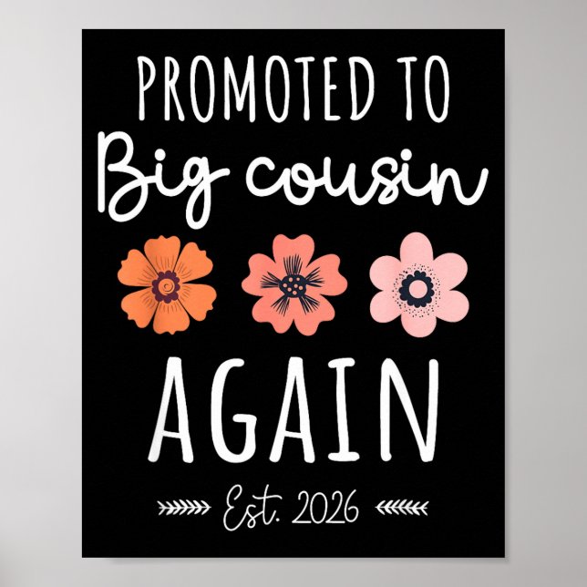 Promoted To Big Cousin Again 2026 2nd Pregnancy An Poster (Front)