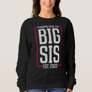 Promoted To Big Sister 2022 Big Sis Soon To Be Big Sweatshirt