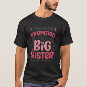 Promoted To Big Sister 2023 Pregnancy Announcement T-Shirt