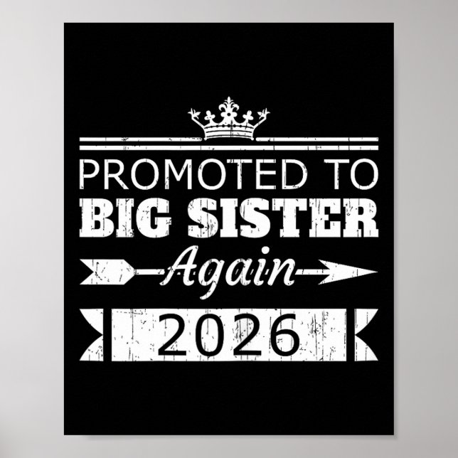 Promoted To Big Sister Again 2026 Big Sis Reveal  Poster (Front)