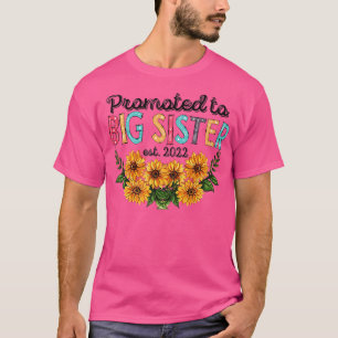 Promoted To Big Sister Est 2022 Pregnancy Announce T-Shirt