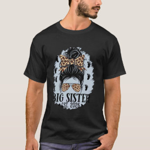 Promoted to Big Sister Est 2026 Soon to be Big Sis T-Shirt