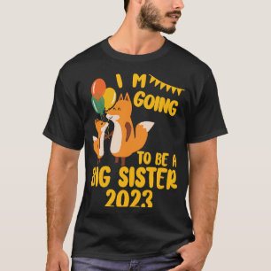 Promoted To Big Sister Fox I´m Going To Be A Big S T-Shirt