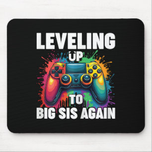 Promoted To Big Sister Gamer Levelling Up To Big S Mouse Mat