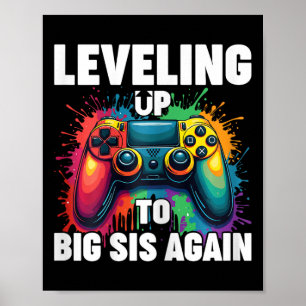 Promoted To Big Sister Gamer Levelling Up To Big S Poster