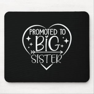 Promoted To Big Sister - New Baby Birth Announceme Mouse Mat
