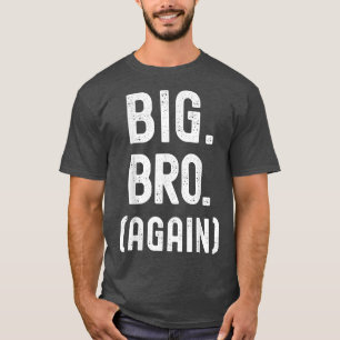 Promoted to Brother Cute Sibling Tee Funny Big Bro