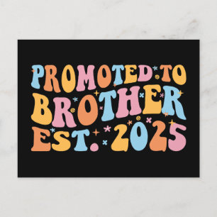 Promoted To Brother Est. 2025 III Postcard