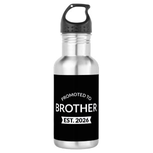 Promoted To Brother Est. 2026 II 532 Ml Water Bottle