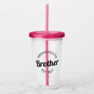 Promoted To Brother Est 2027 Big Brother I Acrylic Tumbler