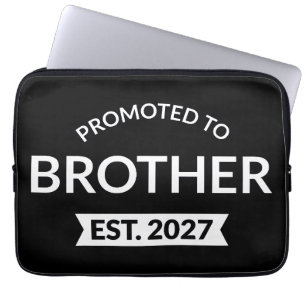 Promoted To Brother Est 2027 Big Brother II Laptop Sleeve