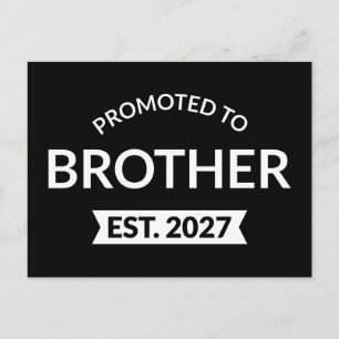 Promoted To Brother Est 2027 Big Brother II Postcard