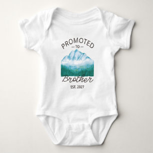 Promoted To Brother Est 2027 Big Brother VI Baby Bodysuit