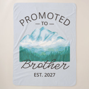 Promoted To Brother Est 2027 Big Brother VI Sherpa Blanket