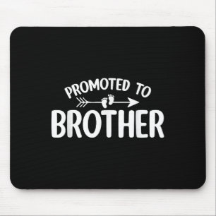 Promoted To Brother Funny Pregnancy Announcement B Mouse Mat