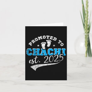 Promoted To Chachi 2025 New Indian Aunt Vintage Card