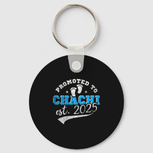 Promoted To Chachi 2025 New Indian Aunt Vintage Key Ring