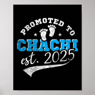 Promoted To Chachi 2025 New Indian Aunt Vintage  Poster