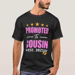 Promoted To Cousin 2023 Cute Going To Be A Big Cou T-Shirt