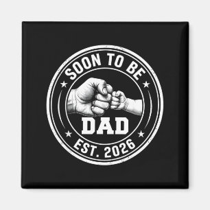 Promoted to dad 2026 vintage pregnancy magnet