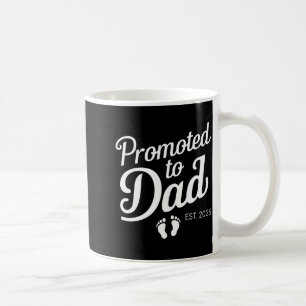 Promoted To Dad Est 2025 Funny Soon To Be Dad _1 Coffee Mug