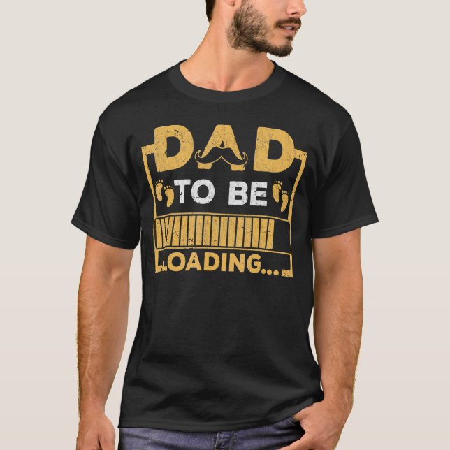 Promoted to Dad New Father T-Shirt (Front)
