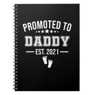 Promoted To Daddy 2021 First Time Fathers Notebook