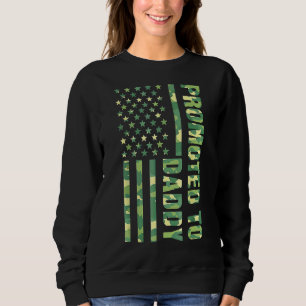 Promoted To Daddy 2022 First Time Father's Day Me Sweatshirt
