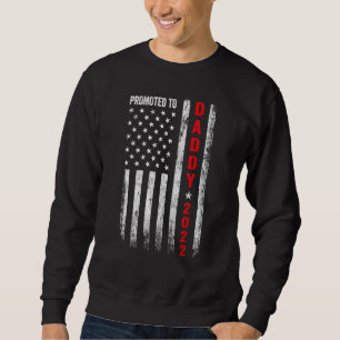 Promoted To Daddy 2022 For First Time Fathers New Sweatshirt