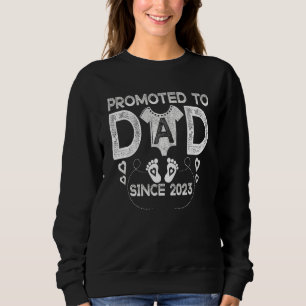 Promoted To Daddy 2023 For New Daddy First Time Da Sweatshirt