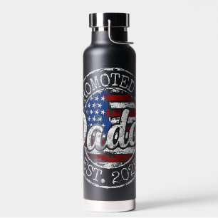Promoted to daddy 2025 water bottle