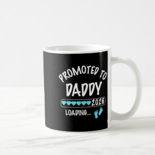 Promoted to Daddy 2026 Boy Baby Gender Reveal Coffee Mug