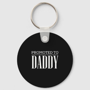 Promoted to Daddy Becoming a Dad Father's Day Key Ring