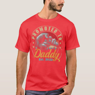 Promoted to Daddy Est 2022 Men Vintage First Time  T-Shirt