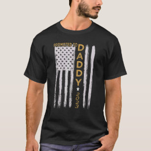 Promoted To Daddy Est 2023 First New Dad Fathers T-Shirt