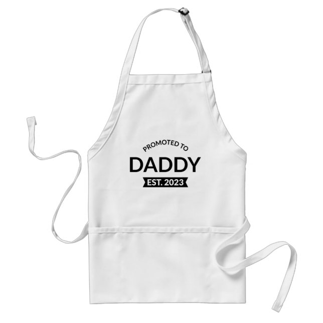 Promoted To Daddy Est. 2023 II Standard Apron (Front)